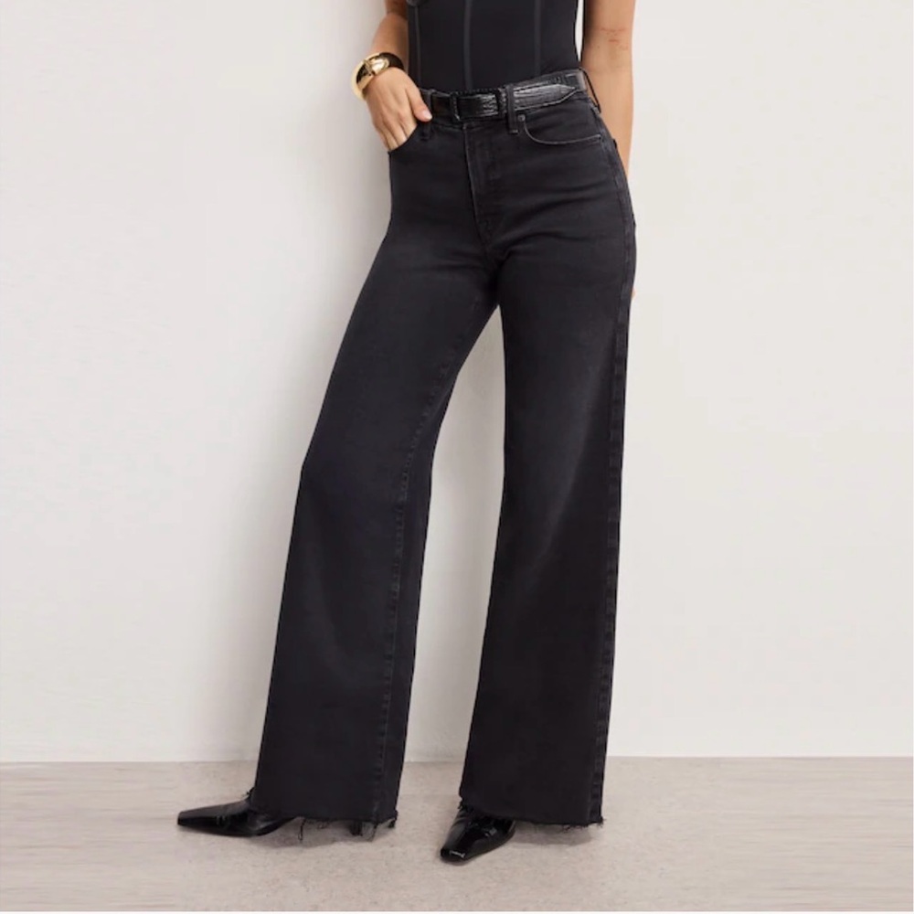 Good American Women's Palazzo Jean - Picture 5 of 7